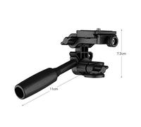 Fesjoy 3-Way Pan Head for Camera Tripod Mounting Durable 360° Pan Tilt with Handle for Vertical (Black)