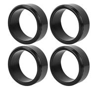 Fesjoy 4PCS 26mm RC Drift Hard Tires for HSP 1:10 RC Drifting Car Part Accessory, Cool and Sturdy with Simple Design, Fit for HSP, HPI, TAMIYA, and 3RACING (Zero degree drift tire (01))
