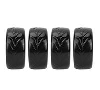 Fesjoy 4PCS 26mm RC Drift Hard Tires for HSP 1:10 RC Drifting Car Part Accessory, Cool and Sturdy with Simple Design, Fit for HSP, HPI, TAMIYA, and 3RACING (Pattern drift tire (03))