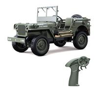 Fesjoy 4WD Off Road Vehicle with Lights, Electric Toy for Adult Kid Boy, 1:10 Remote Control Car with 3 Rechargeable Batteries [Nighttime Thrills] (#3)