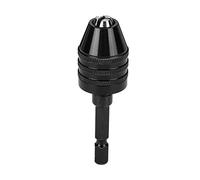 Fesjoy 6.35-6.5mm Hex Shank Electric Drill Chuck Adapter Converter, Strong Clamp, Craft, Production, Multiple Functions with Auger, Grinding, Bit for Pneumatic, Electric, Manual (H01455)