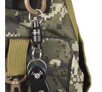 Fesjoy 6.6lb Fishing Magnetic Keeper Powerful Aluminum Alloy Magnet Clamp/Holder for Holding Fishing Tools on Vest for Anglers Black (Fesjoyncwous0xqz-Y4963-2A)