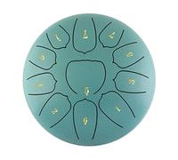 Fesjoy 6 Inch Steel Tongue Drum Steel Tongue Drum 11 Notes Hand Drum with Drum Mallet Finger Picks Percussion for Meditation Yoga