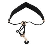 Fesjoy Adjustable Saxophone Neck Strap Leather Strap with Metal Hook for Tenor, Soprano, Alto, Clarinet, Comfortable to Wear, High Durability and