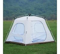 Fesjoy Automatic Setup Camping Tent 9kg Double-Door Design, Aluminium Alloy Pop Up Tent for Casual Camping, Hiking, Festivals,Beach Gatherings with Protection (Grey)