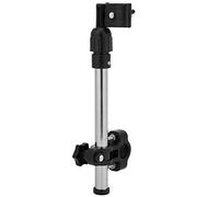 Fesjoy Bike Sunshade Umbrella Support Bracket, 360° Rotation, Anti Theft, Sturdy Stainless Steel Plastic Bicycle Cycling Mount Stand Accessory, Suitable for All Umbrellas, Silver (Cycling Umbrella