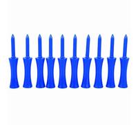 Fesjoy Blue Plastic Tees, Sturdy and Stable, Lightweight for Easy Carrying, Reduce Friction and, Bright Color for Easy Finding, 100pcs with Environmental Sports