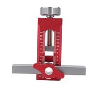 Fesjoy Cabinet Door Positioner Aluminum Alloy Mounting Jig for Left and Right Handed Doors with Leveling Feature Adjust and Install Easily