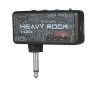 Fesjoy Compact Electric Guitar Plug Mini Headphone Amp Amplifier with Distortion Effect for Music Lovers Powered By Built-in Rechargeable Lithium Battery