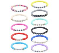 Fesjoy Concert Fan Bracelet Alphanumeric 1989 Bracelet in Stock - Cross-Border Hot Model Soft Clay for Fans - 11 Items/Card, Suitable for Concert Attendees