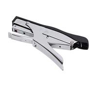 Fesjoy Desktop Stapler, Metal Core, 10 Sheets (Black) | Frosted surface, ergonomic design, binding documents, ideal for offices, portable
