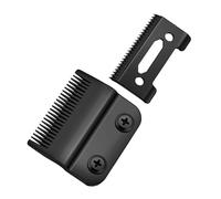 Fesjoy Electric Hair Trimmer Vane/Wing Set Wear-Resistant Cutter Head Replacement Vane/Wing, Easy to Carry and Disassemble, Suitable for Professional Hair Stylists, Stainless Steel Clipper (Black)