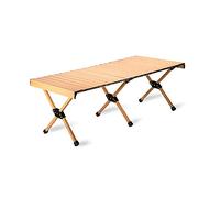 Fesjoy Folding Outdoor Table Portable Rolling Table Aluminium Alloy Table Complete with Storage Bag for Outdoor Camping Picnic BBQ Beach Bayard