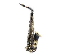 Fesjoy Gold Lacquered BE Alto Saxphone 82Z Key E Flat with Deluxe Case - High Quality Brass Material Saxophone Set for Students