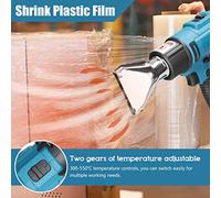 Fesjoy Handheld Hot Air Heating Tool with Adjustable Temperature for Removing Paint and Thawing Cables Easy Grip Lightweight Design for Labor-Saving