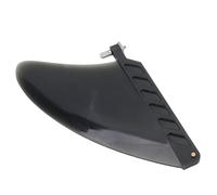 Fesjoy High Performance 4.6" Surfboard Fin Stylish Look for Longboard, TPU Paddle Board Replacement Fin for Surfers (Black)