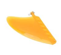 Fesjoy High Performance 4.6" Surfboard Fin Stylish Look for Longboard, TPU Paddle Board Replacement Fin for Surfers (Yellow)