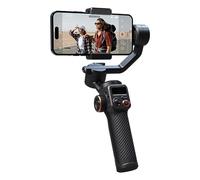 Fesjoy Hohem M6 3-Axis Stabilizer for Smartphone Up to 400g Payload, Anti-shake Phone with OLED Large Screen and AI Sensor for Vloggers and Filmmakers (Without Fill Light & AI Module)