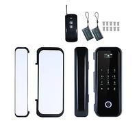 Fesjoy Intelligent Touchscreen Lock Reversible Left/Right Easy Install Fingerprint Door Lock for House/School