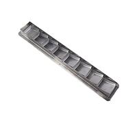Fesjoy Marine Louver Vent, Stainless Steel 8 Slots Grid Cover Boat Shutters Blind Louvre, Particularly Sturdy and Easy, Suitable for All Ships, Exquisite Shape