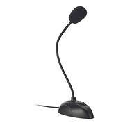 Fesjoy Mini Studio Voice Microphone 3.5mm Jack Gooseneck Compatible with Computer and Computer