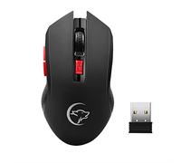 Fesjoy Mouse, G817 Wireless Mouse 2.4G Wireless Gaming Mouse 2400DPI 6 Buttons Optical Ergonomic Mouse with USB Receiver for PC Laptop