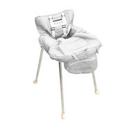 Fesjoy Multifunctional Baby Shopping Cart Cover Cushion with Transparent Phone Holder for Boys and Girls in Supermarket and Home Dark Grey Grey