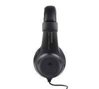 Fesjoy Over Ear Single Jack Wired Headset Self Adjusting Headband 6.5mm Monitoring Headphone for Electric Guitar 40mm Black ABS