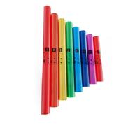 Fesjoy Percussion Instrument Colorful 8 Tones Sound Tube Kit for Versatile Use Teamwork Building [8 Pcs] (without Rope)