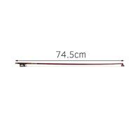 Fesjoy Pernambuco Violin Bow with Black Ebony Frog, 100% New and Unused, Well Balanced, for 4/4 Full Size Violin, Adjust Tightness with Horsetail Bow Hair, Straight