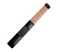 Fesjoy Pocket Guitar 6 String 6 Fret Model Portable Pocket Guitar Neck Chord Trainer Sapele Wood Guitar Practice Tool for Coach Beginners Black