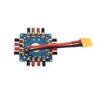 Fesjoy Power Supply Distributor Board for RC Drone, ESC Connection Board with XT60 Plug, Ideal for Airplane Model, Small Size and Light Weight