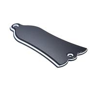 Fesjoy truss rod cover PVC truss rod cover 2 holes PVC binder rod cover plate scroll plate for Gibson LP SG Flying V ES guitar black bark shape