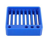 Fesjoy Spoke Nipple Sorting Tool Box Conveniently Arranged for Cyclists, Quick Access Spoke Cap Organizer, Hanging Loop for Easy Storage, Sturdy Plastic Material