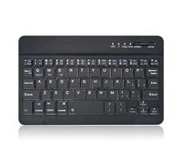 Fesjoy The Keyboard is Suitable for Computer Tablet Mobile Wonderful Office Mute Control Charging Set Mouse Wireless Keyboard Single 7 Inch Black