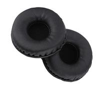 Fesjoy Universal 70mm Headphone Pad Replacement, Soft Foam Cushion Ear Pads, with Noise Blocking Ability, for Hours of Comfortable Listening. Cotton Material, Black Color, 1 Pair