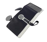 Fesjoy USB Bottle Warmer Portable and Foldable 3 Levels Constant Temperature Heating for Breastmilk 5.5-8cm Milk Bottles Night Feeding and Travel (Blue)