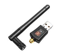 Fesjoy USB WiFi Adapter 600Mbps Dual Band Wireless Dongle Network Adapter 2.4G/5.0G Ethernet 802.11AC with Antenna for Laptop Tablet PC Smart Phone