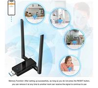 Fesjoy WiFi Extender USB Wireless Signals Amplifier 300Mbps Booster for Home Indoor Network Repeater for Hard-to- Areas