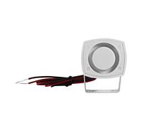 Fesjoy Wired Sound Alarm, Durable Heat Resistant Plastic | 110dB loudness, design, Suitable for vehicles, Industrial applications, Strong mounting stand