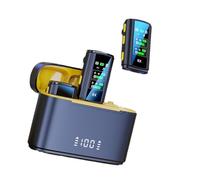 Fesjoy Wireless Lavalier Microphone Stable Transmission Lapel Microphone for Outdoor Use