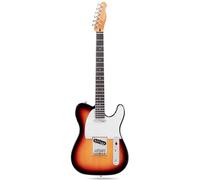 Fesley 39" TL Style Electric Guitar:Solid Body Electric Guitars for Intermediate &Pro Players with Wilkinson Pickups,Grover Tuners,6 String Guitar with Roasted Maple Neck,Rosewood Fingerboard,Sunburst