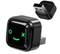 fesoklaf 2-in-1 Wireless CarPlay & Android Auto Adapter, USB Plug & Play Converts Wired to Wireless CarPlay Dongle No Delay 5G WiFi + Bluetooth 5.0 Compact Design for iOS 10+/Android 11 (B)
