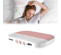 fesoklaf Bone Conduction Pillow Speaker, Mini Portable Under Pillow Speakers for Sleeping,Bluetooth 5.2 Wireless Pillow Speaker for Adults and Kids with Volume Control & Timer Function (Pink)