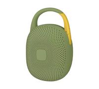 fesoklaf Portable Bluetooth Speaker, Wireless Bluetooth 5.3 Speaker with Metal Buckle, TF/Bluetooth 2 Playback Modes, RGB Lighting Outdoor IPX7 Waterproof Mini Speaker (Green)