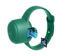 fesoklaf Wearable Bluetooth Speaker, Waterproof Wrist Speaker for Running, Detachable Wireless Watch Speakers, Portable Speakers with MP3 Player for Skiing,Cycling,Hiking,Outdoor Sports (Green)