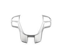 FESOKSEJ Car Panel Frame Car Steering Wheel Sequin Interior Carbon Fiber ABS Ch&rome Decoration For Ra&nger 2015 2016 Accessories