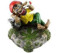 Fess Products Jamaican Chilling Man with Glasses Holding Cigarette Ashtray