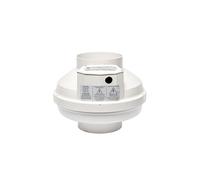 Festa AMG Radon Fans Legend Extreme - Quiet and Energy Efficient 571 CFM Mitigation System Inline - 6" Electric Waterproof Inline Duct - Sturdy Glass Reinforced Poly-Resin - White