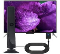 Festberg Hitenna - Wavemax Freeview Digital TV Antenna Indoor with Strong Signal UK 300+ Miles Range Smart TV Aerials Outdoor DVB-T & DVB-T2 Antennen